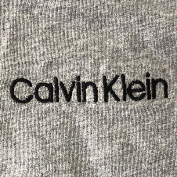 Calvin Klein Sleepwear Women's L/S Tee Logo Gray Size Small - Picture 10 of 11